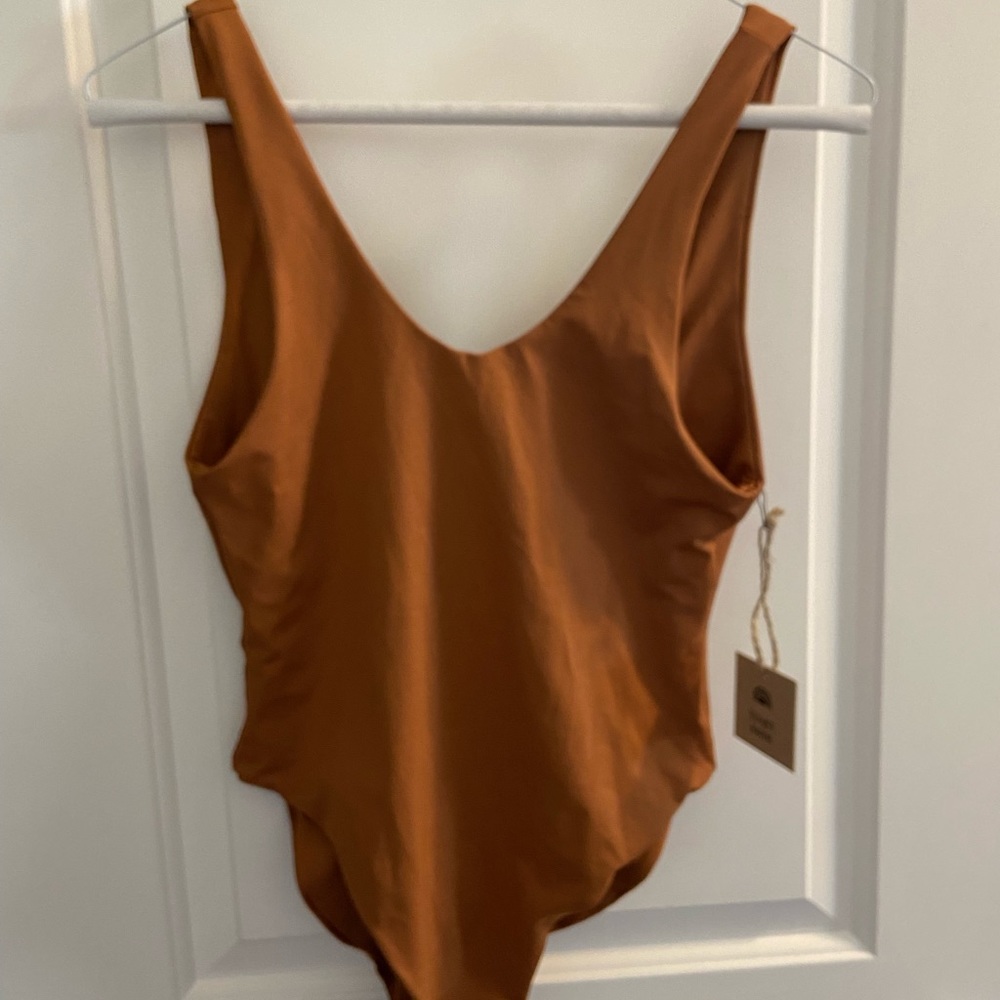 NWT Toast Swim - Signature Scoop One Piece (Panama)